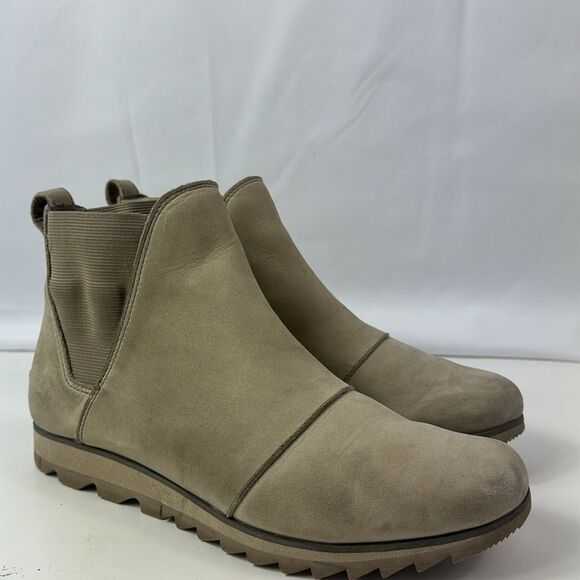 Sorel Harlow Chelsea Ash Suede Leather Women’s Ankle Boots - Picture 1 of 15